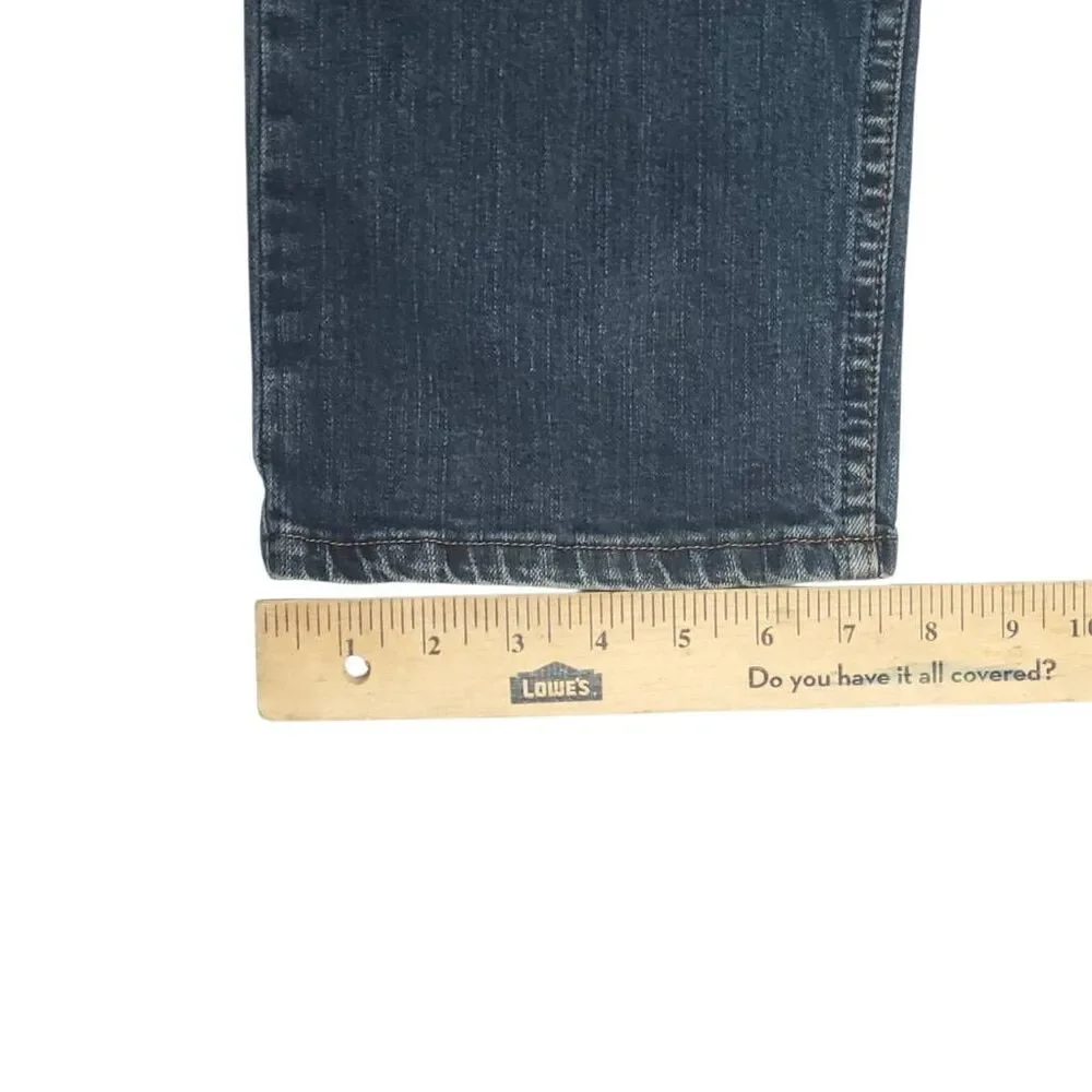 Wrangler Regular Fit Flex Jeans Men’s 34x32 Blue Medium Wash Straight Leg Denim